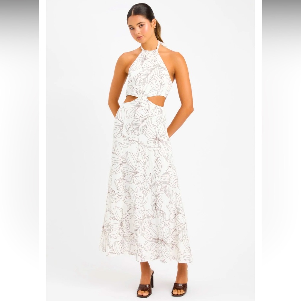 NEW КООКАЇ LYRA CUT OUT MIDI DRESS